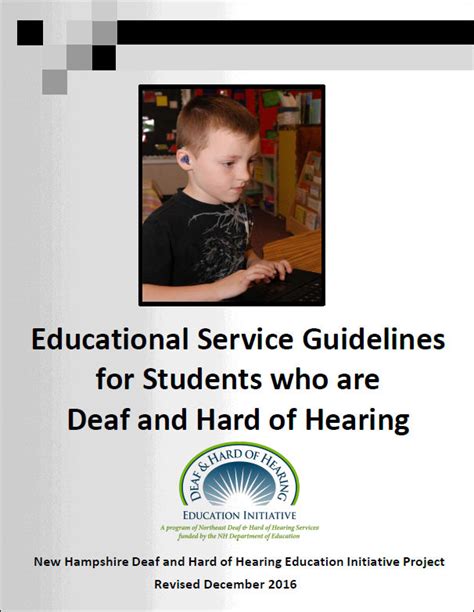 About the Guidelines – Deaf Education Guidelines